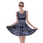 Aliens Entrails – Dark Blue Print Pattern Design Skater Dress