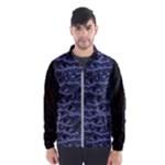 Aliens Entrails – Dark Blue Print Pattern Design Men s Windbreaker