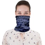 Aliens Entrails – Dark Blue Print Pattern Design Face Covering Bandana (Adult)