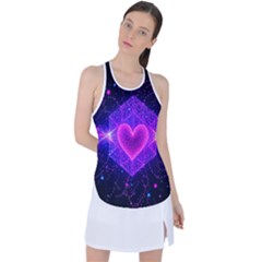 Racer Back Mesh Tank Top 