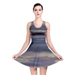 Twilight Serenade Print Reversible Skater Dress