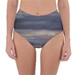 Twilight Serenade Print Reversible High-Waist Bikini Bottoms