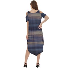 Cold Shoulder Loose Fit Dress With Pockets 