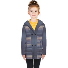 Kids  Double Breasted Button Coat 