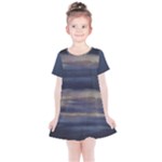 Twilight Serenade Print Kids  Simple Cotton Dress