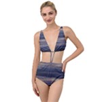 Twilight Serenade Print Tied Up Two Piece Swimsuit