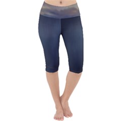 Lightweight Velour Cropped Yoga Leggings 