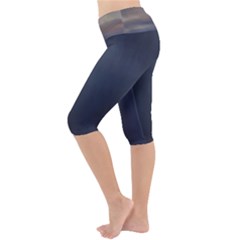 Lightweight Velour Cropped Yoga Leggings 