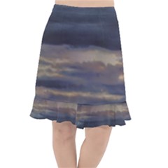 Fishtail Chiffon Skirt 