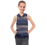 Twilight Serenade Print Kids  Sleeveless Hoodie