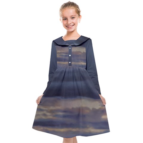 Twilight Serenade Print Kids  Midi Sailor Dress from ArtsNow.com