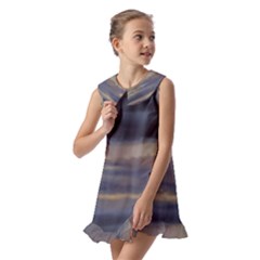 Kids  Pilgrim Collar Ruffle Hem Dress 