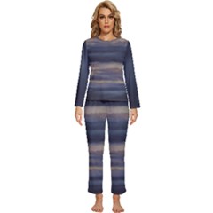 Womens  Long Sleeve Lightweight Pajamas Set 