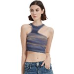 Twilight Serenade Print Cut Out Top