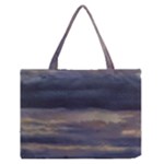 Twilight Serenade Print Zipper Medium Tote Bag