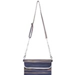 Twilight Serenade Print Mini Crossbody Handbag