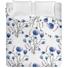 Flowers Seamless Pattern Victorian Duvet Cover Double Side (California King Size) from ArtsNow.com