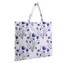 Zipper Large Tote Bag 