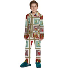 Kids  Long Sleeve Velvet Pajamas Set 