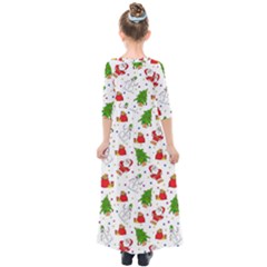 Kids  Quarter Sleeve Maxi Dress 