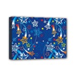 Christmas Stars Pattern Star Mini Canvas 7  x 5  (Stretched)