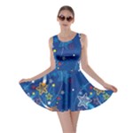 Christmas Stars Pattern Star Skater Dress