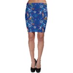 Christmas Stars Pattern Star Bodycon Skirt