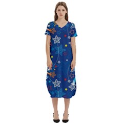 T-Shirt Midi Dress With Pockets 