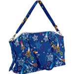 Christmas Stars Pattern Star Canvas Crossbody Bag