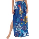 Christmas Stars Pattern Star Maxi Chiffon Tie-Up Sarong