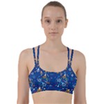 Christmas Stars Pattern Star Line Them Up Sports Bra