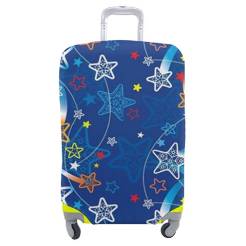 Christmas Stars Pattern Star Luggage Cover (Medium) from ArtsNow.com