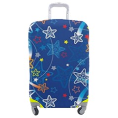 Christmas Stars Pattern Star Luggage Cover (Medium) from ArtsNow.com