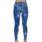 Christmas Stars Pattern Star Lightweight Velour Classic Yoga Leggings