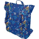 Christmas Stars Pattern Star Buckle Up Backpack