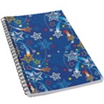 Christmas Stars Pattern Star 5.5  x 8.5  Notebook