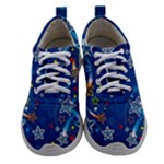 Christmas Stars Pattern Star Women Athletic Shoes