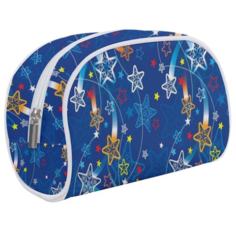 Christmas Stars Pattern Star Make Up Case (Medium) from ArtsNow.com