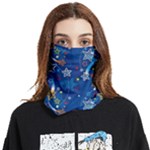 Christmas Stars Pattern Star Face Covering Bandana (Two Sides)