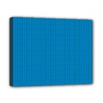 Blue Lego Texture Macro, Blue Dots Background, Lego Canvas 10  x 8  (Stretched)