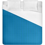 Blue Lego Texture Macro, Blue Dots Background, Lego Duvet Cover (King Size)