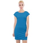 Blue Lego Texture Macro, Blue Dots Background, Lego Cap Sleeve Bodycon Dress