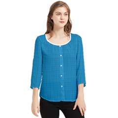 Chiffon Quarter Sleeve Blouse 