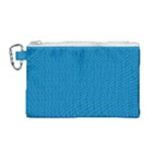 Blue Lego Texture Macro, Blue Dots Background, Lego Canvas Cosmetic Bag (Medium)