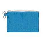 Blue Lego Texture Macro, Blue Dots Background, Lego Canvas Cosmetic Bag (Large)