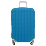 Blue Lego Texture Macro, Blue Dots Background, Lego Luggage Cover (Medium)