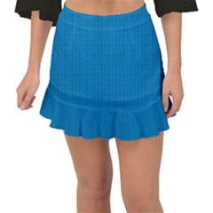 Fishtail Mini Chiffon Skirt 