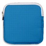 Blue Lego Texture Macro, Blue Dots Background, Lego Mini Square Pouch