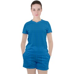 Women s Mesh T-Shirt and Shorts Set 