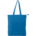 Blue Lego Texture Macro, Blue Dots Background, Lego Double Zip Up Tote Bag